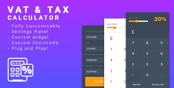 Monkey VAT & TAX Calculator